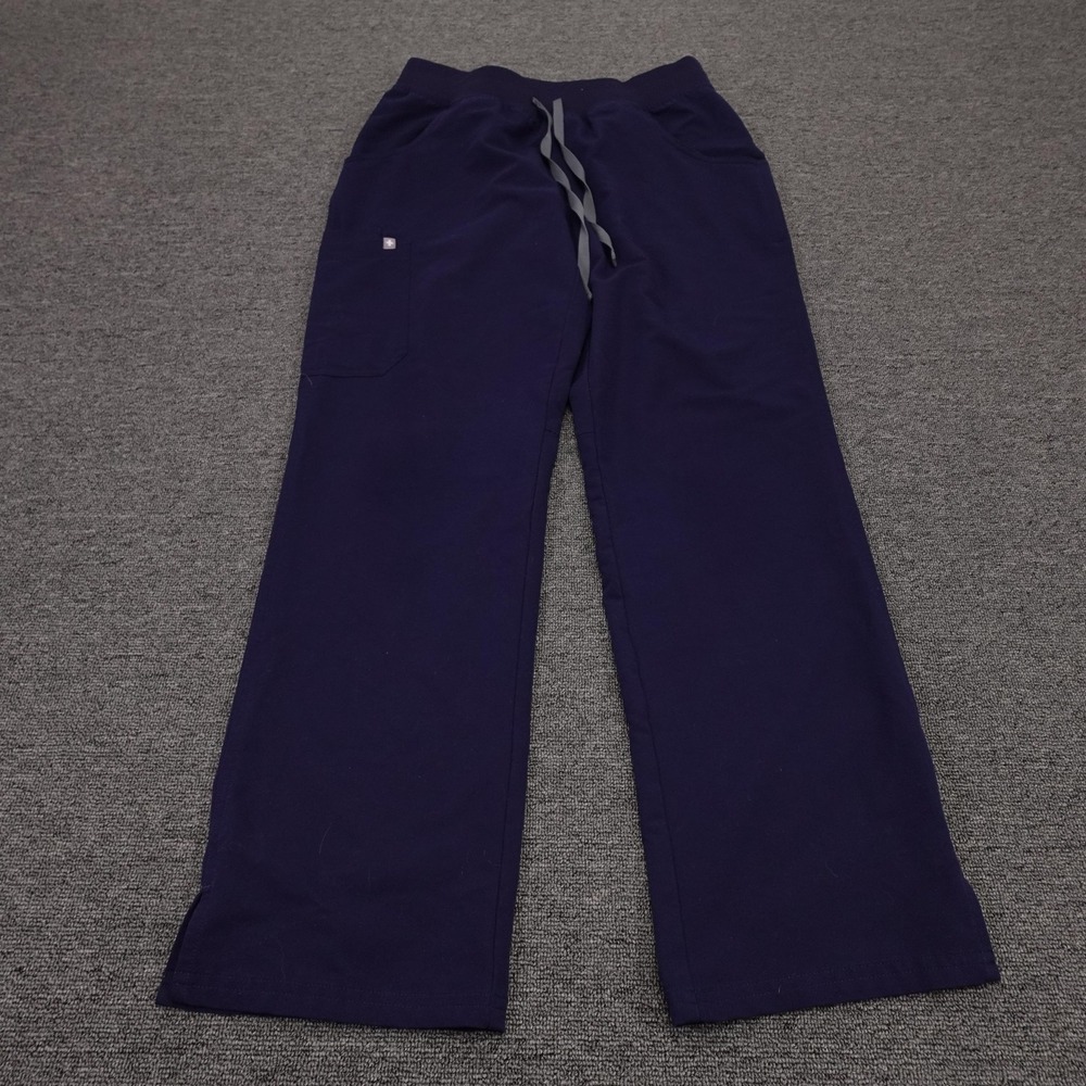 FIGS Kade Cargo Scrub Pants Mens Medium Blue Technical Collection Medical